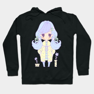 Poker Face Chibi Girl Hoodie